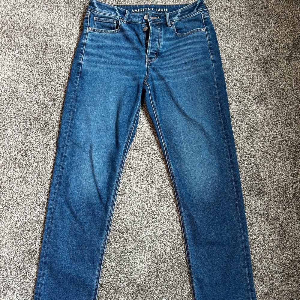 American Eagle Outfitters Dark Blue Denim Jeans